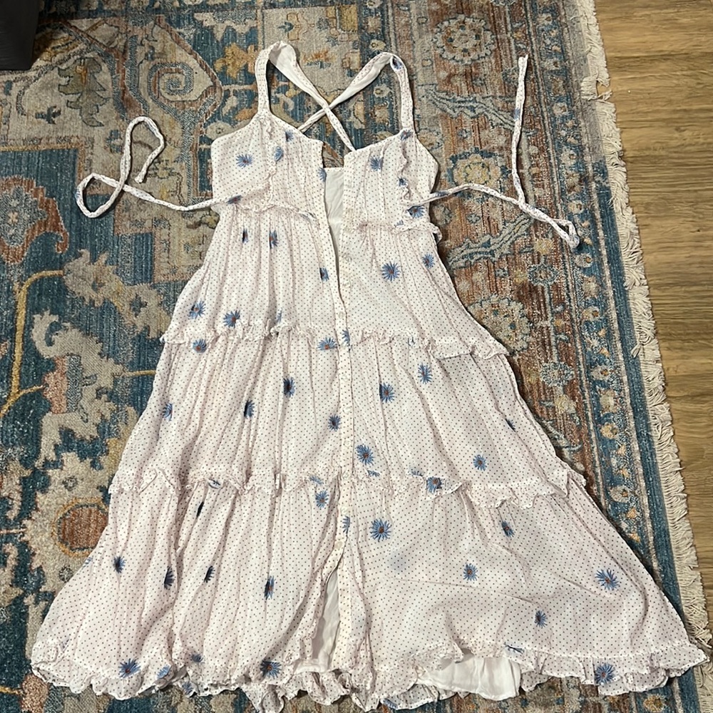 OPEN TO OFFERS Free People Daisy Chain XS White Dress - Picture 2 of 4